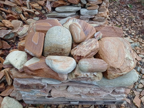 Златолит жёлтый, жёлто-зелёный глыбки и валуны для ланшафтного дизайна купить в Арамиле