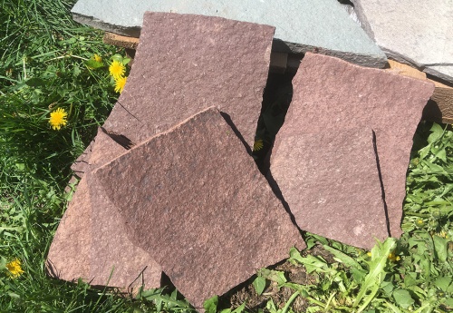 Плитняк лемезит бордовый для цоколя 1,5-2 см купить в Арамиле