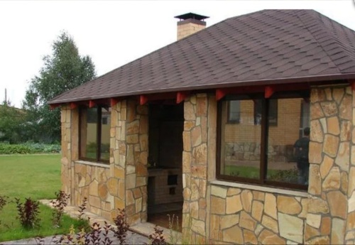 Плитняк златолит жёлтый золотистый для фасада 1,5-3см купить в Арамиле