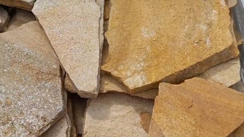 Плитняк златолит жёлтый для цоколя купить в Арамиле