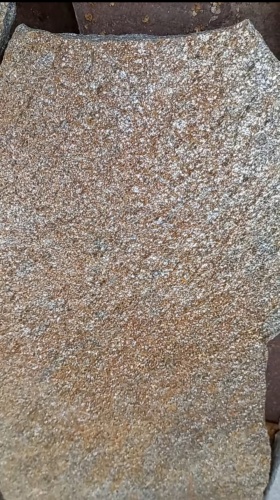 Плитняк златолит серебристый для цоколя, отмостки купить в Арамиле