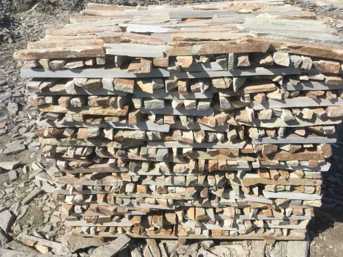 Горбушка златолит золотистый для облицовки купить в Арамиле