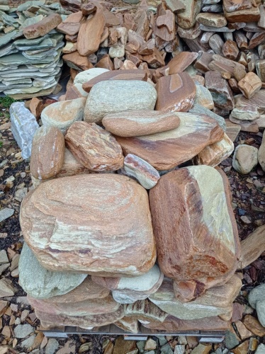 Златолит жёлтый, жёлто-зелёный глыбки и валуны для ланшафтного дизайна купить в Арамиле